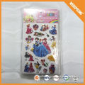Fashion adhesive sticker for kids puffy sticker cartoon sticker